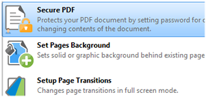 PDFs sichern